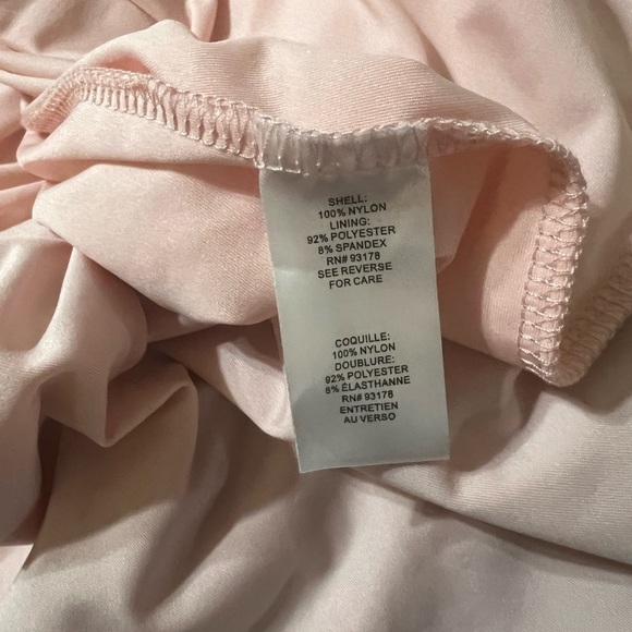 T Tahari Pink and Brown Sleeveless V-Neck Midi Sundress - Picture 5 of 5